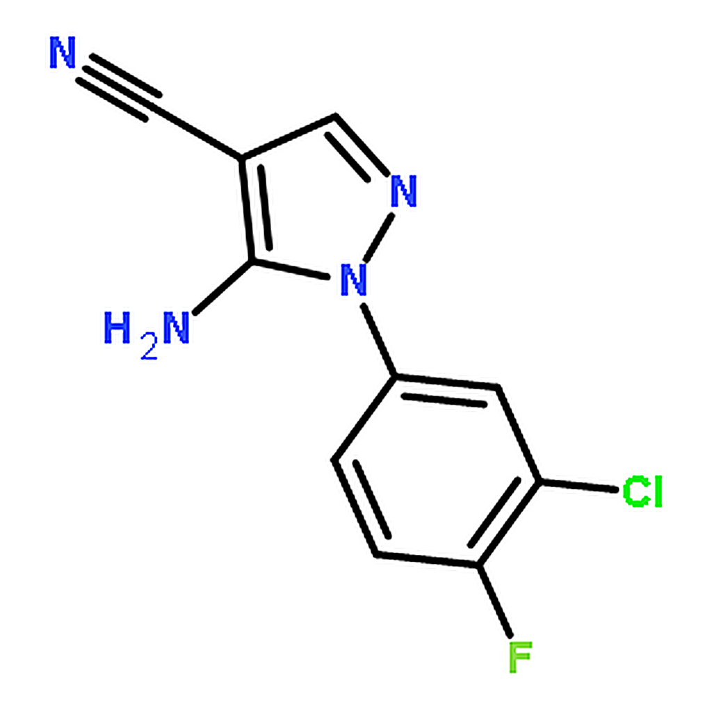 RHAWN 5-Amino-1-(3-chloro-4-fluorophenyl)-1H-pyrazole-4-carbonitrile