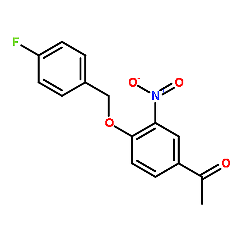 RHAWN 4▽-(4-Fluorobenzyloxy)-3▽-nitroacetophenone