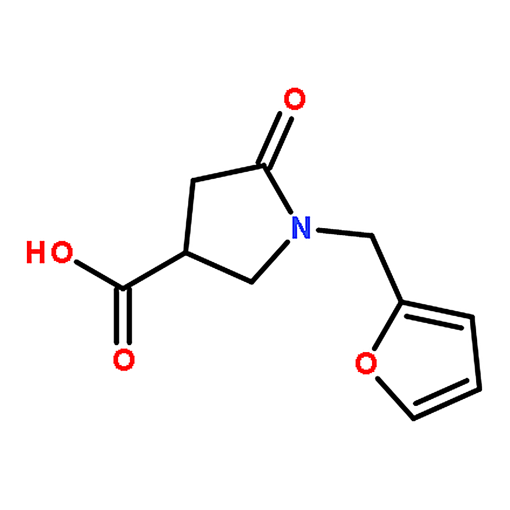 RHAWN 1-(Furan-2-ylmethyl)-5-oxopyrrolidine-3-carboxylic acid