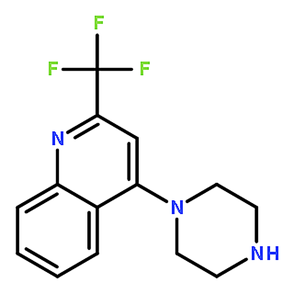RHAWN 4-(1-Piperazinyl)-2-(trifluoromethyl)quinoline