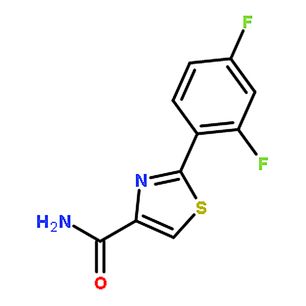 RHAWN 2-(2,4-Difluorophenyl)thiazole-4-carboxamide