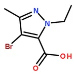 RHAWN 4-Bromo-1-ethyl-3-methyl-1H-pyrazole-5-carboxylic acid