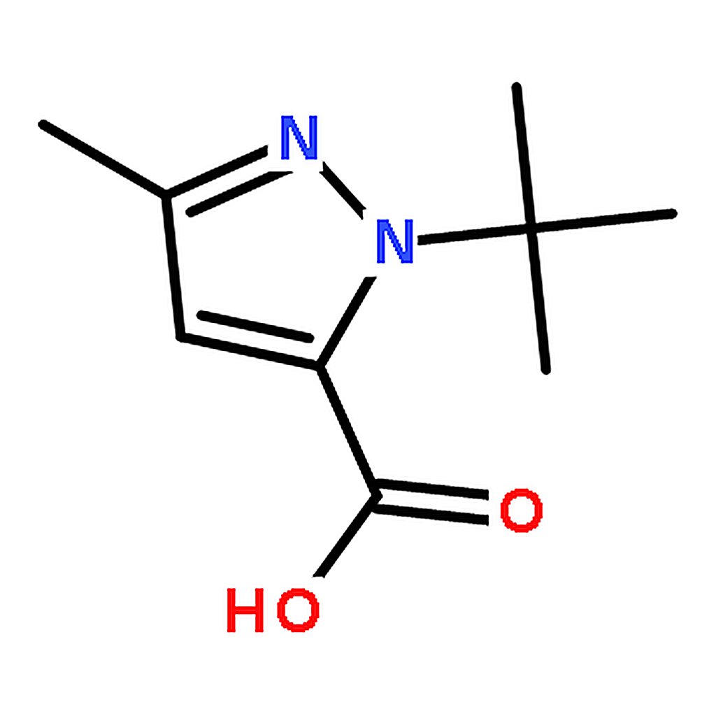 RHAWN 1-(tert-Butyl)-3-methyl-1H-pyrazole-5-carboxylic acid