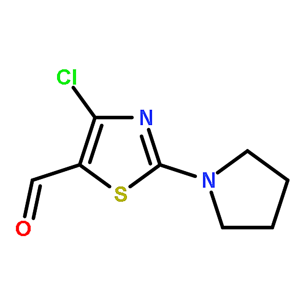 RHAWN 4-Chloro-2-(pyrrolidin-1-yl)thiazole-5-carbaldehyde