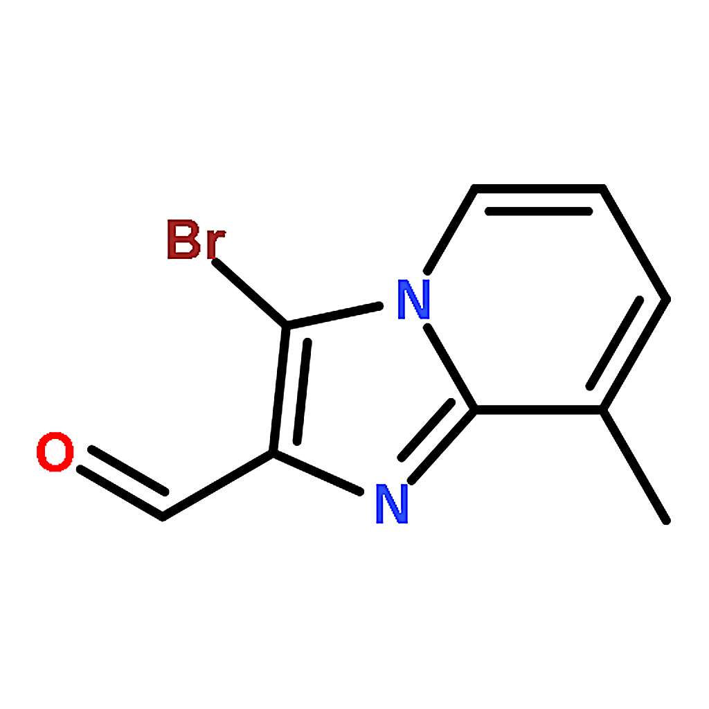 RHAWN 3-Bromo-8-methylimidazo[1,2-a]pyridine-2-carbaldehyde