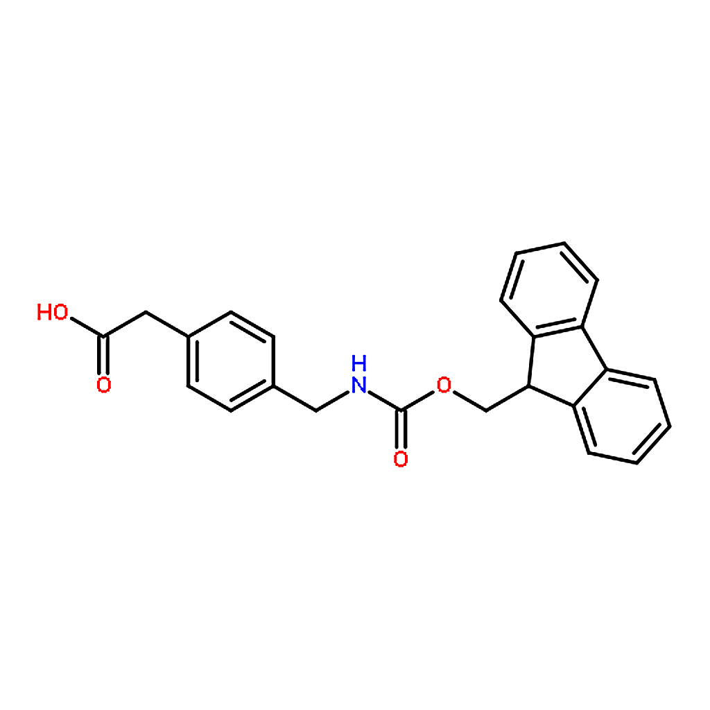 RHAWN 2-(4-(((((9H-Fluoren-9-yl)methoxy)carbonyl)amino)methyl)phenyl)acetic acid