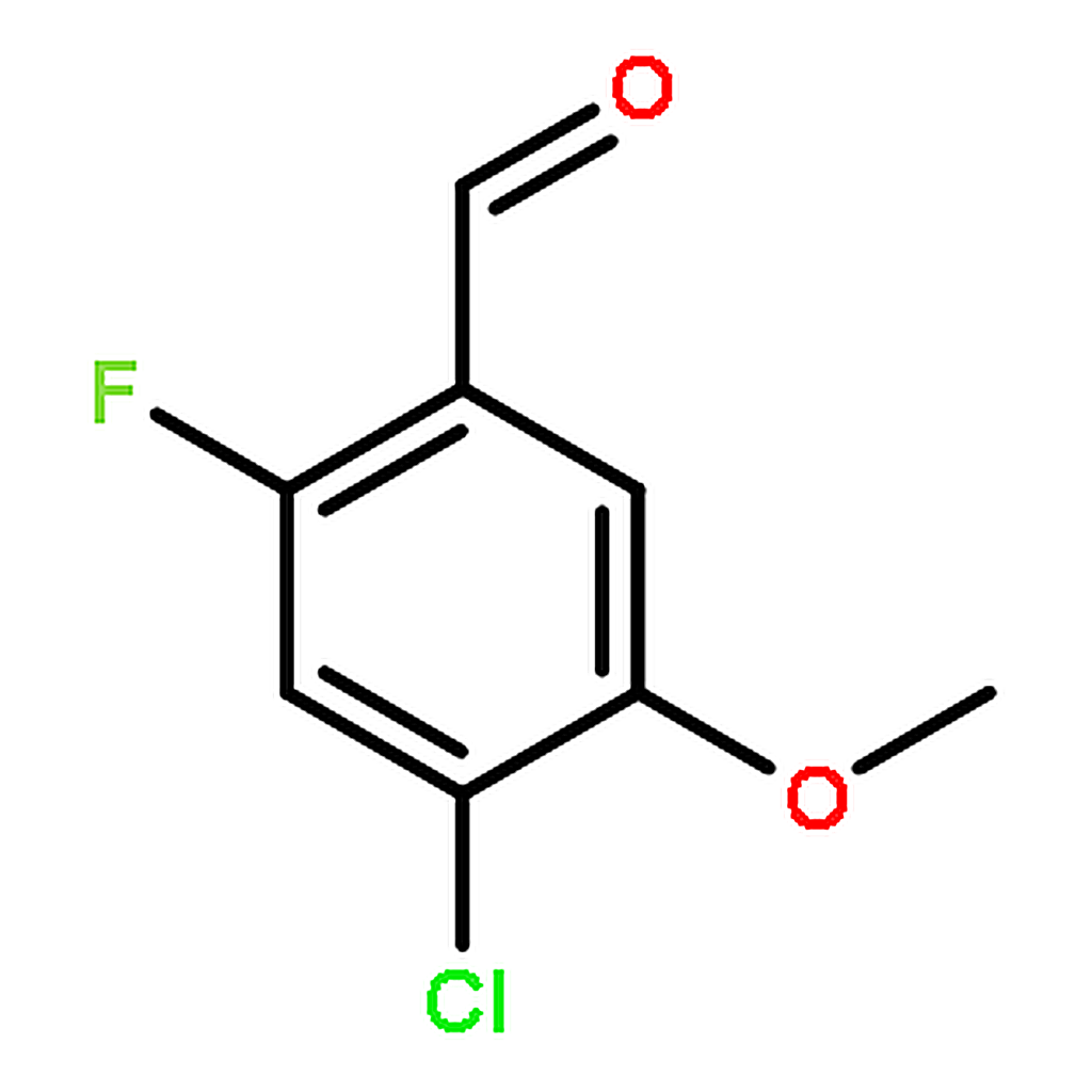 RHAWN 4-Chloro-2-fluoro-5-methoxybenzaldehyde