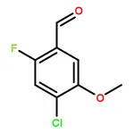 RHAWN 4-Chloro-2-fluoro-5-methoxybenzaldehyde