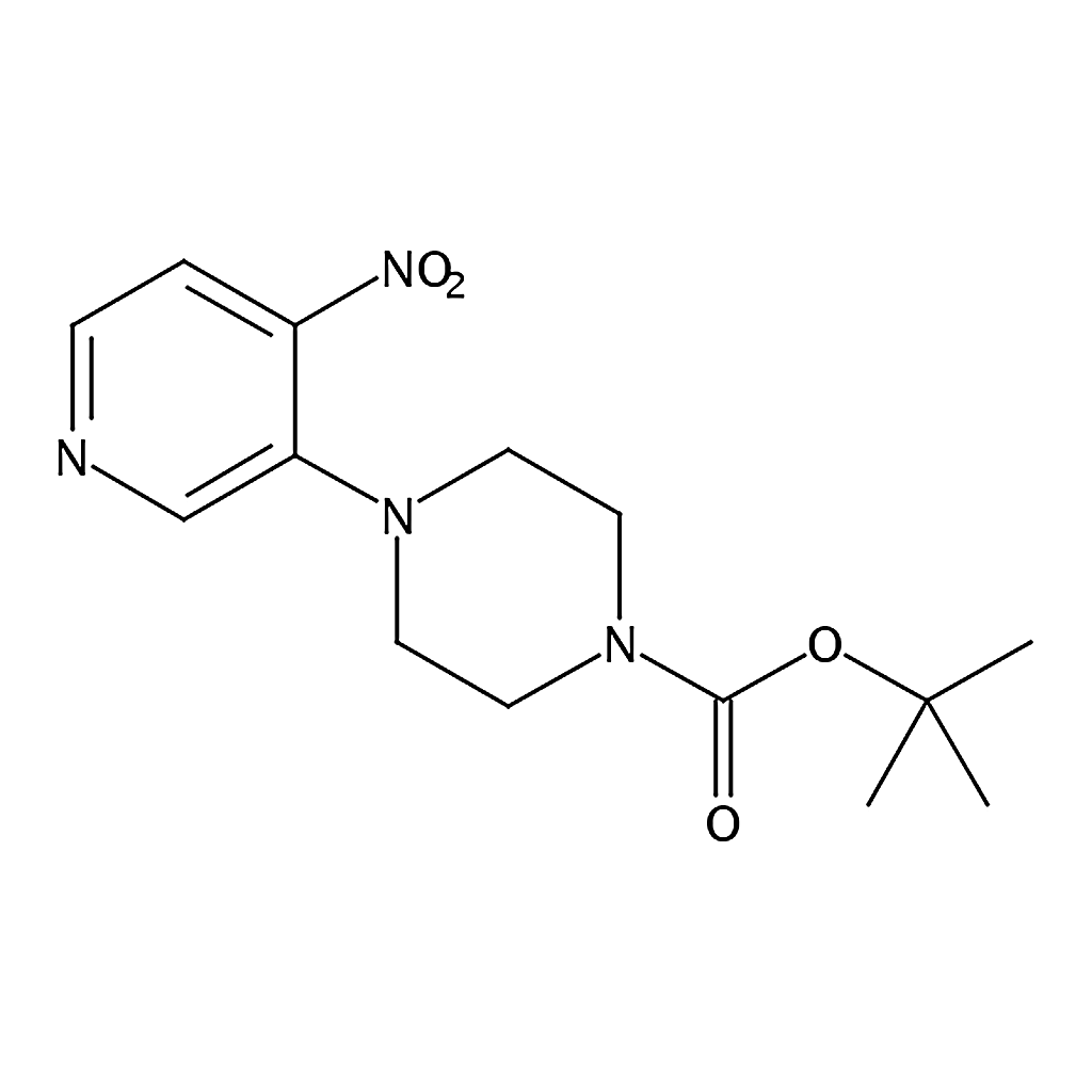 RHAWN tert-Butyl4-(4-nitropyridin-3-yl)piperazine-1-carboxylate