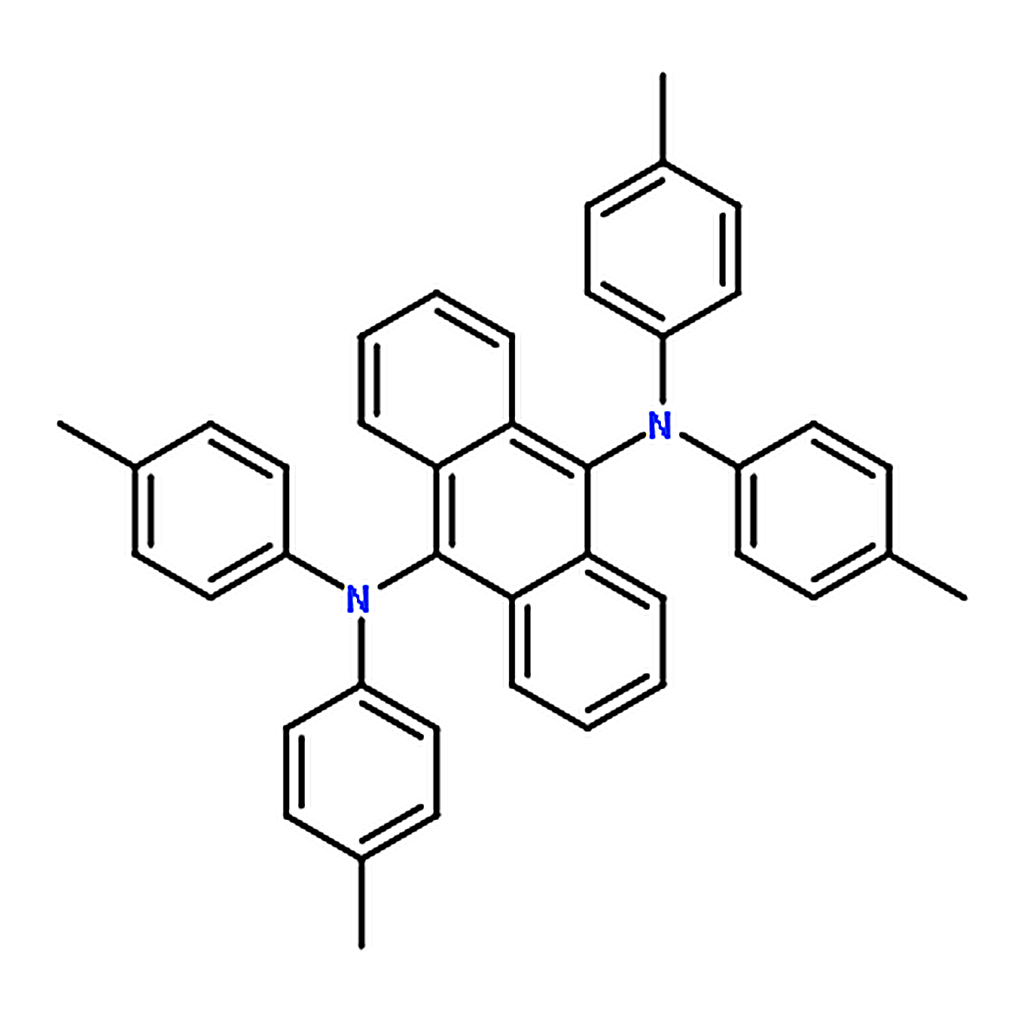 RHAWN 9,10-Bis[<i>N</i>,<i>N</i>-di(<i>p</i>-tolyl)amino]anthracene