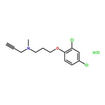 RHAWN 3-(2,4-dichlorophenoxy)-n-methyl-n-prop-2-ynylpropan-1-amine;hydrochloride
