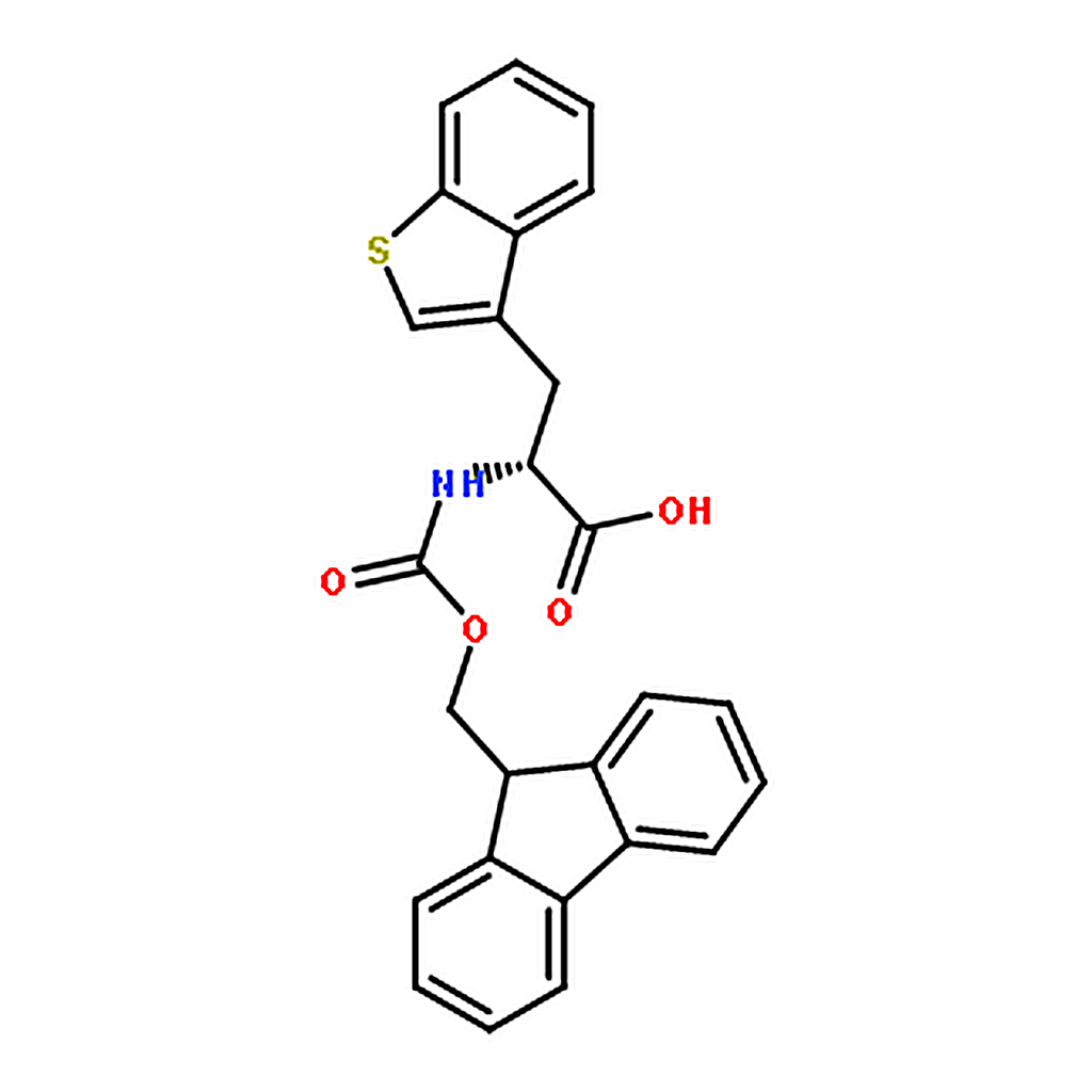 RHAWN (R)-2-((((9H-Fluoren-9-yl)methoxy)carbonyl)amino)-3-(benzo[b]thiophen-3-yl)propanoic acid