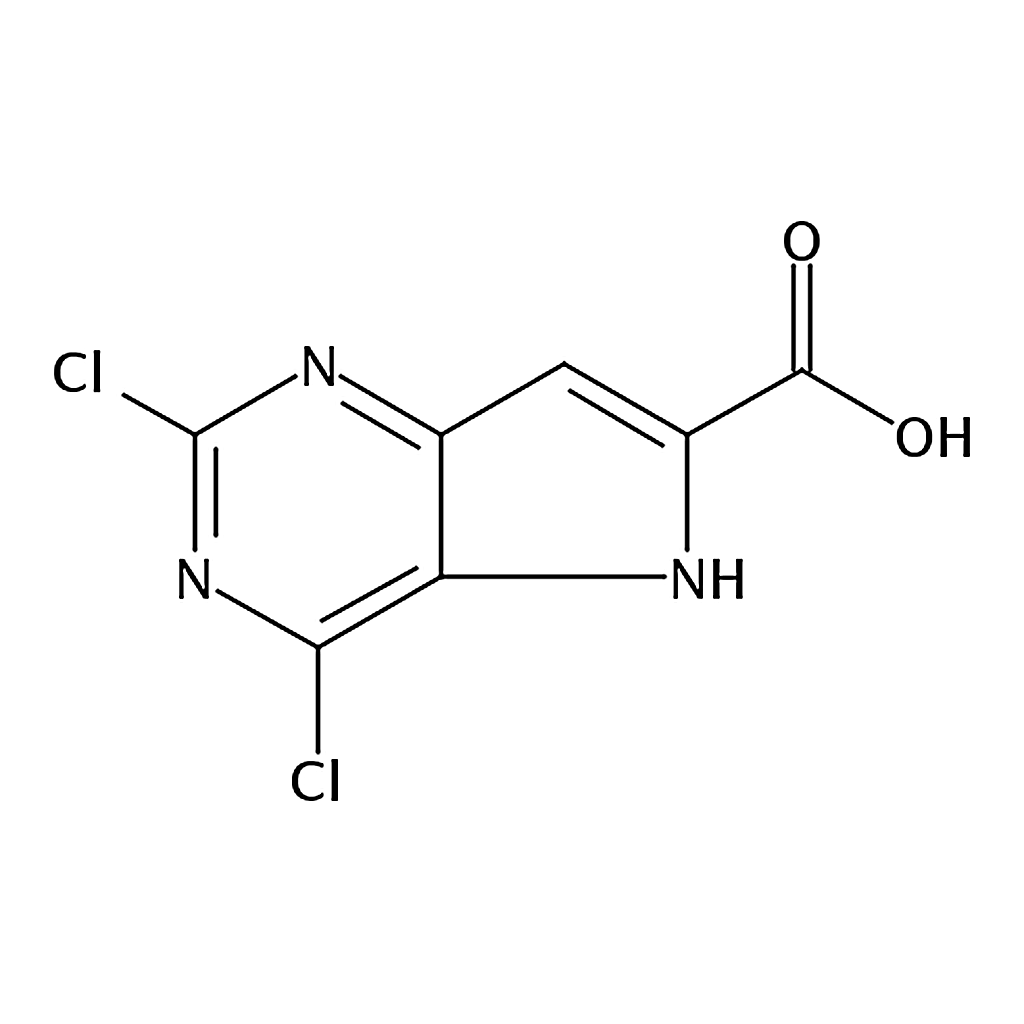 RHAWN 2，4-Dichloro-5H-pyrrolo[3，2-d]-pyrimidine-6-carboxylicacid
