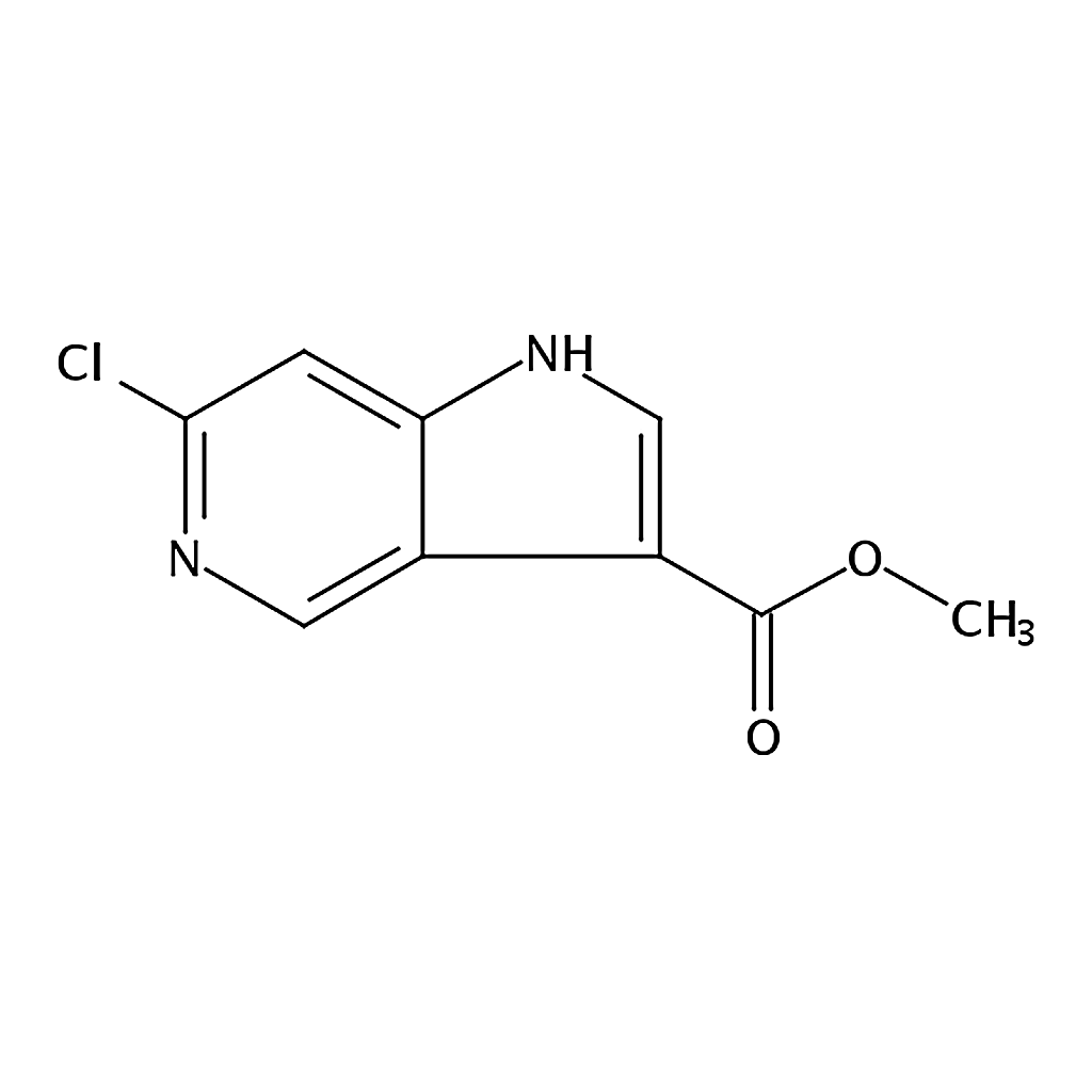 RHAWN Methyl 6-chloro-1H-pyrrolo[3,2-c]pyridine-3-carboxylate