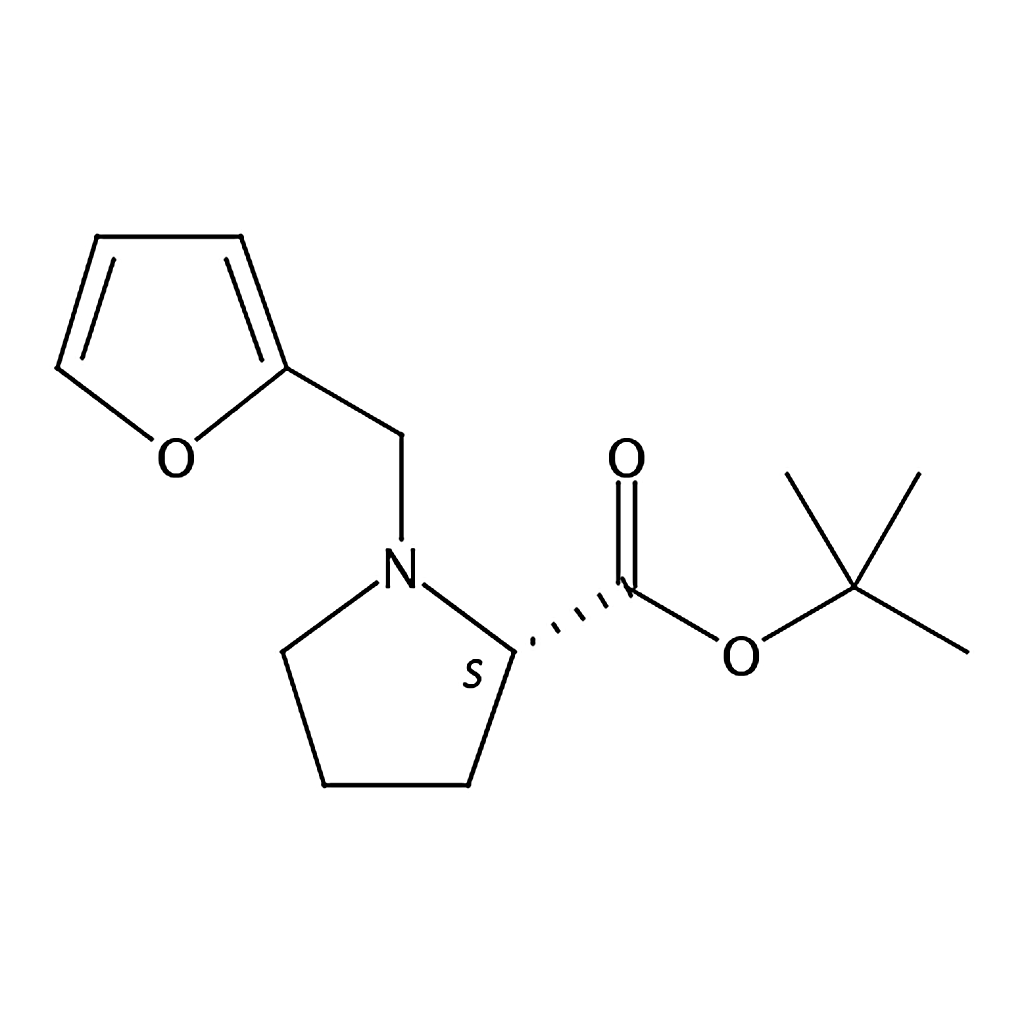 RHAWN tert-Butyl 1-(furan-2-ylmethyl)pyrrolidine-2-carboxylate