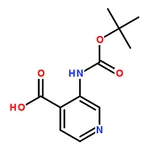RHAWN 3-((tert-Butoxycarbonyl)amino)isonicotinicacid