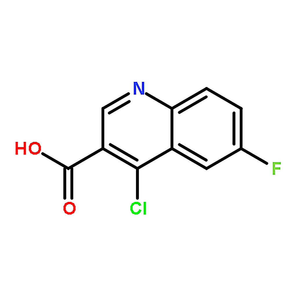 RHAWN 4-Chloro-6-fluoro- quinoline-3-carboxylic acid