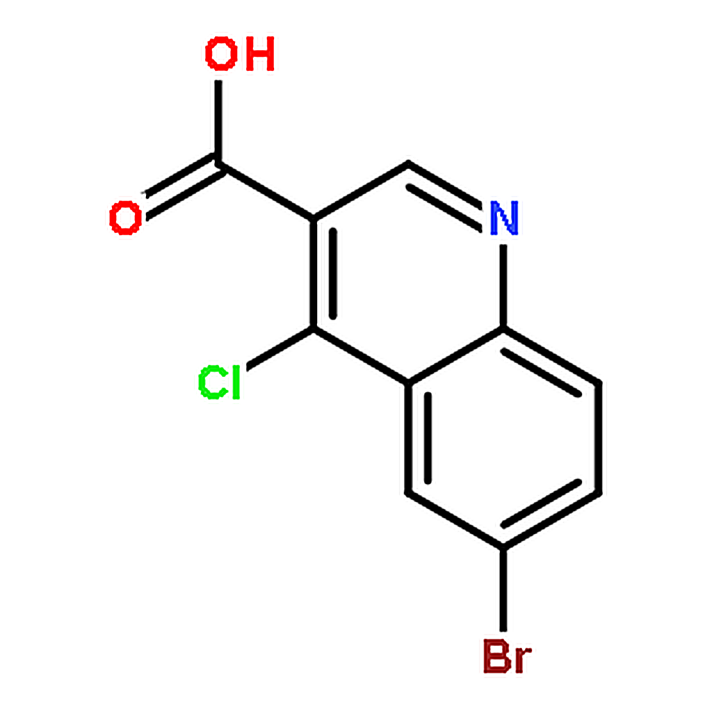 RHAWN 6-Bromo-4-chloroquinoline-3-carboxylic acid