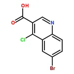 RHAWN 6-Bromo-4-chloroquinoline-3-carboxylic acid