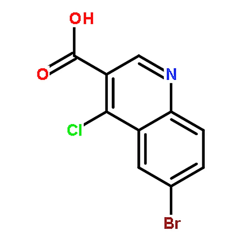 RHAWN 6-Bromo-4-chloroquinoline-3-carboxylic acid