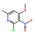 RHAWN 2-Chloro-4-methoxy-6-methyl-3-nitropyridine