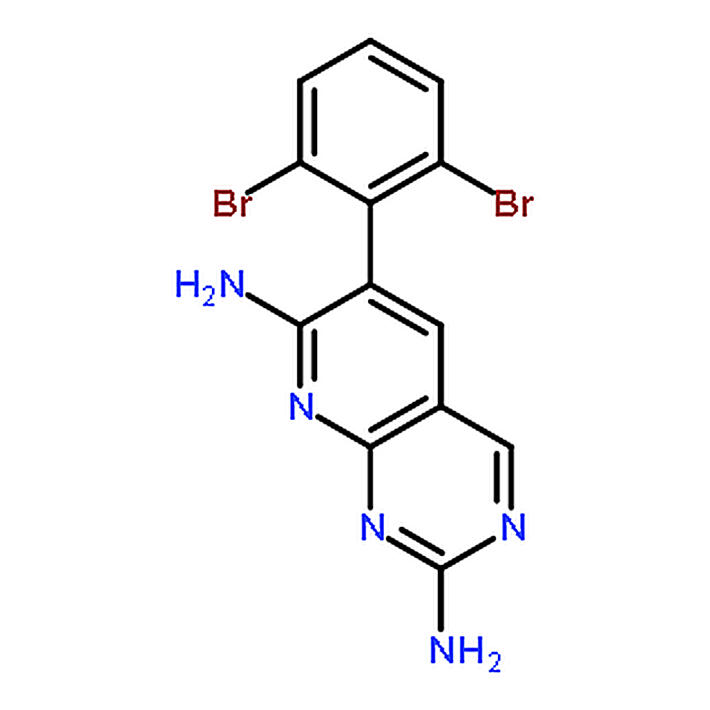 RHAWN 6-(2,6-Dibromophenyl)pyrido[2,3-d]pyrimidine-2,7-diamine