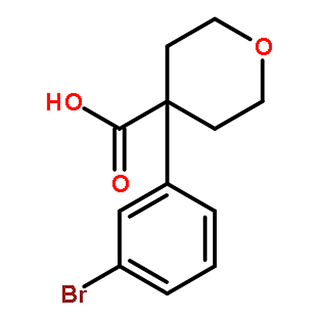 RHAWN 4-(3-bromophenyl)oxane-4-carboxylic acid