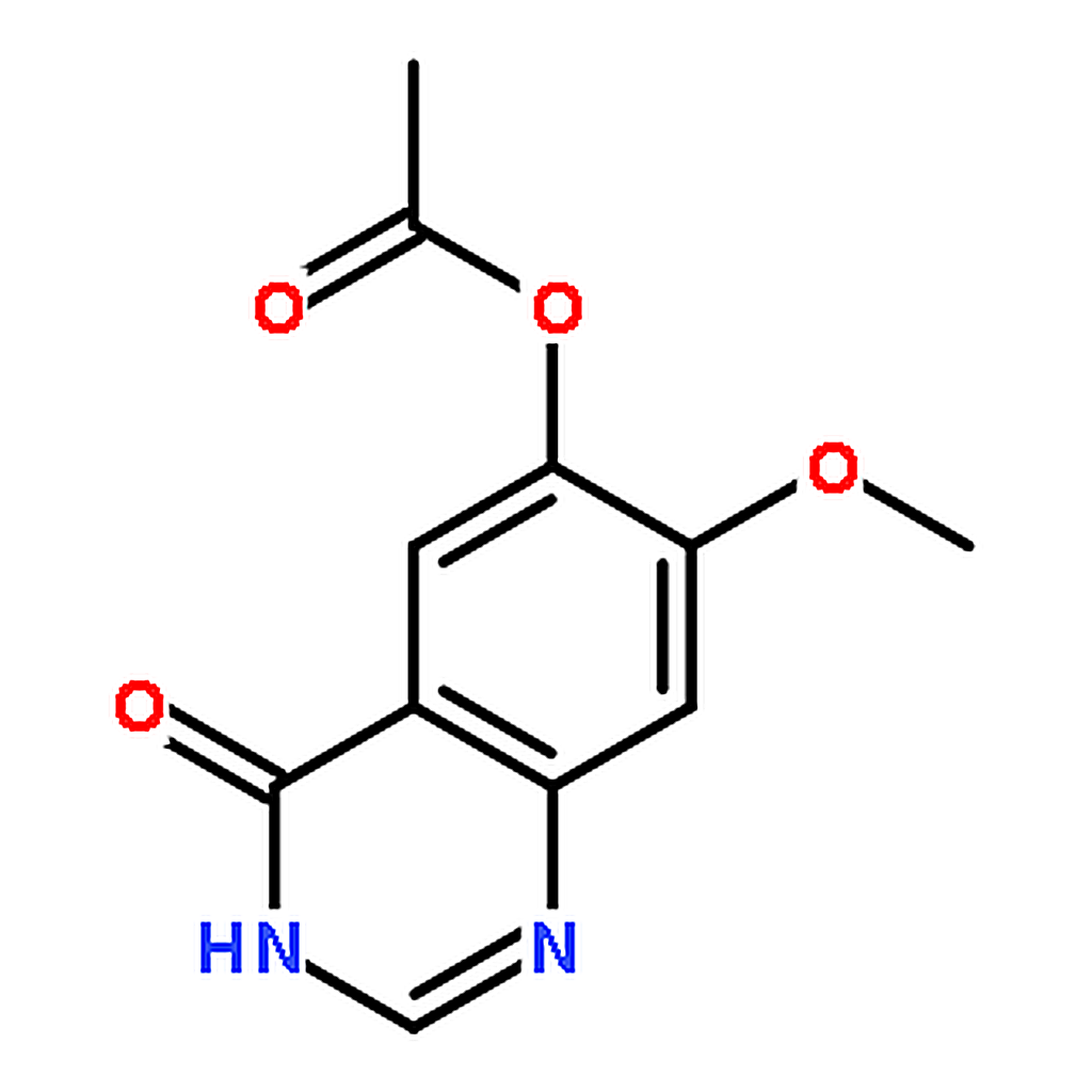 RHAWN 7-Methoxy-4-oxo-3,4-dihydroquinazolin-6-yl acetate