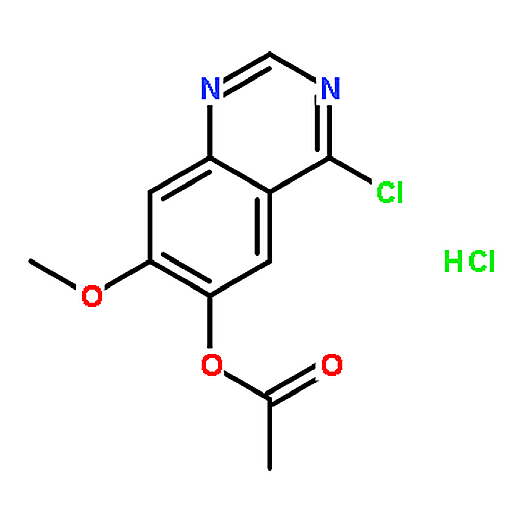 RHAWN 4-Chloro-7-methoxyquinazolin-6-yl acetate hydrochloride