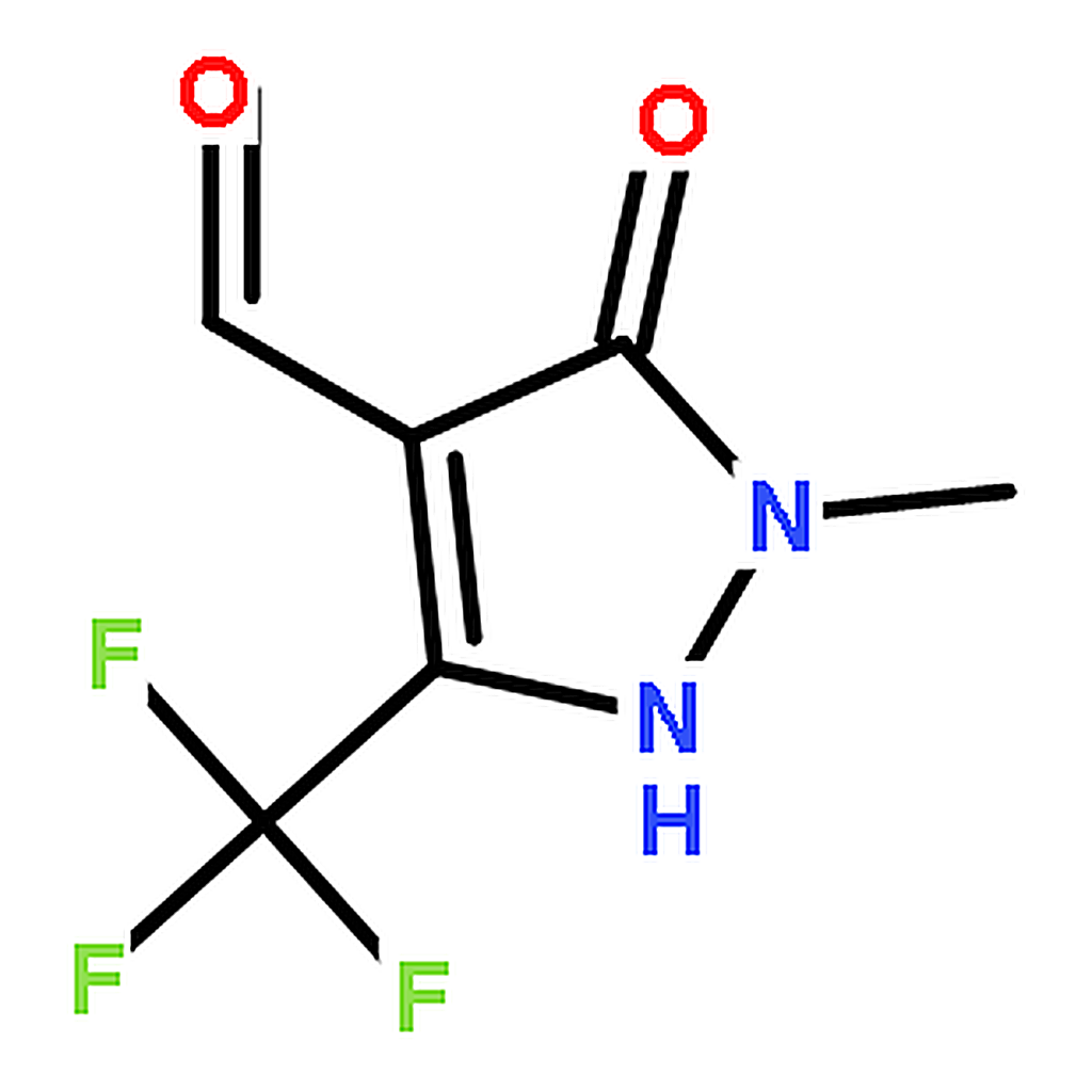 RHAWN 5-Hydroxy-1-methyl-3-(trifluoromethyl)-1H-pyrazole-4-carbaldehyde
