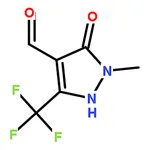 RHAWN 5-Hydroxy-1-methyl-3-(trifluoromethyl)-1H-pyrazole-4-carbaldehyde