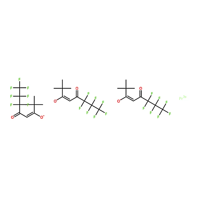 RHAWN Tris(6,6,7,7,8,8,8-heptafluoro-2,2-dimethyl-3,5-octanedionato)praseodymium(III) [NMR Shift R