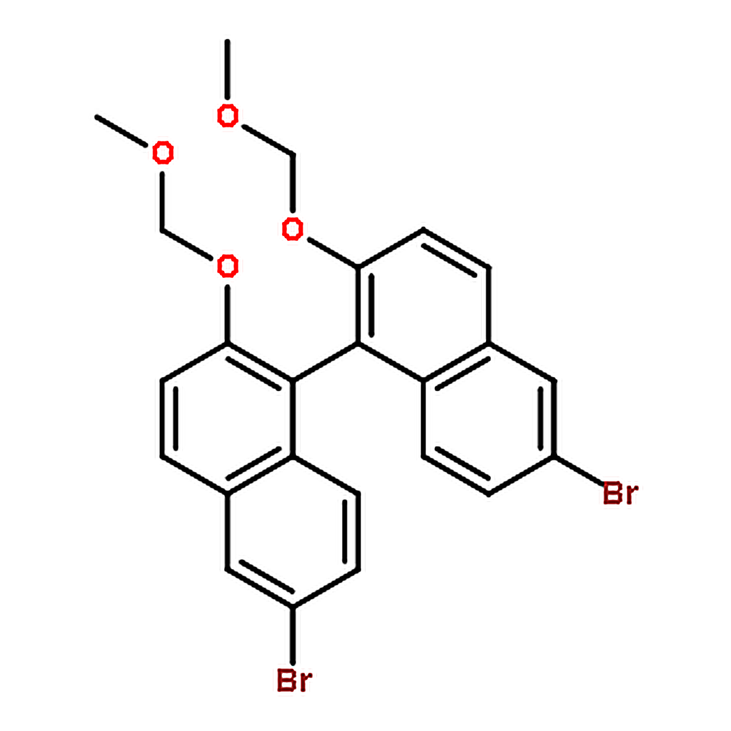 RHAWN (R)-6，6'-Dibromo-2，2'-bis(methoxymethoxy)-1，1'-binaphthalene