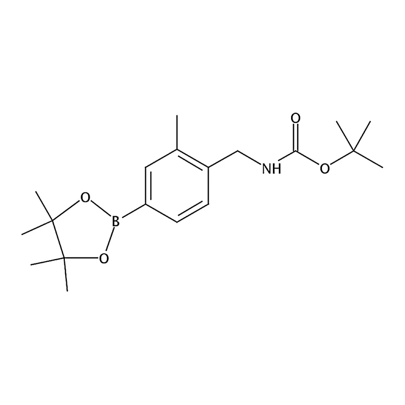 RHAWN tert-Butyl (2-methyl-4-(4,4,5,5-tetramethyl-1,3,2-dioxaborolan-2-yl)benzyl)carbamate