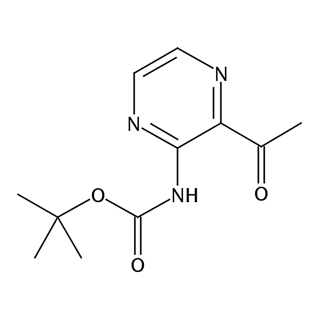 RHAWN tert-Butyl (3-acetylpyrazin-2-yl)carbamate