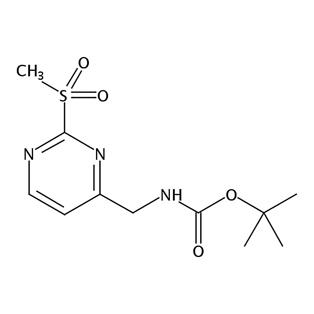 RHAWN tert-Butyl ((2-(methylsulfonyl)pyrimidin-4-yl)methyl)carbamate