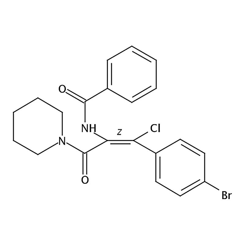 RHAWN (Z)-N-(1-(4-Bromophenyl)-1-chloro-3-oxo-3-(piperidin-1-yl)prop-1-en-2-yl)benzamide