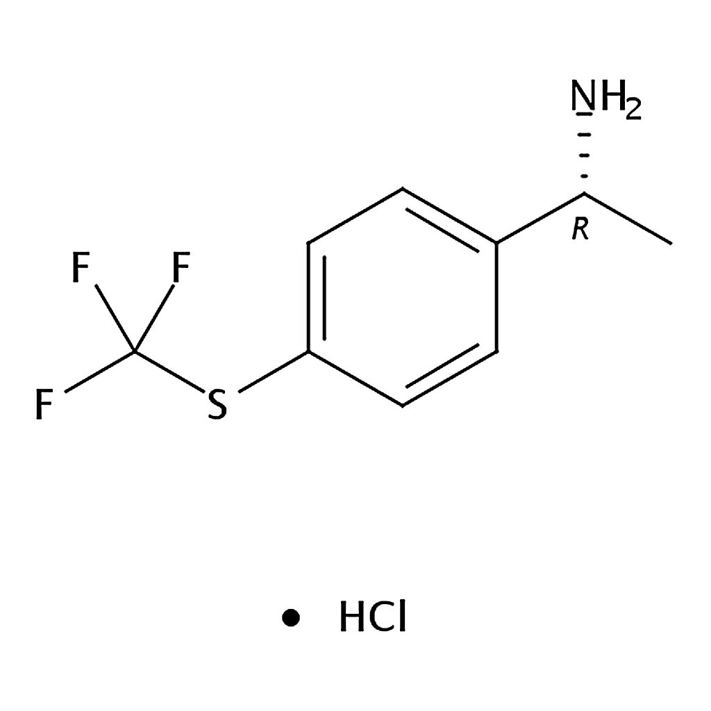 RHAWN (R)-1-(4-((Trifluoromethyl)thio)phenyl)ethanamine hydrochloride