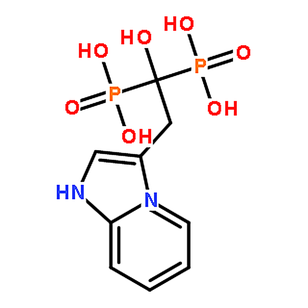 RHAWN (1-Hydroxy-2-(imidazo[1,2-a]pyridin-3-yl)ethane-1,1-diyl)diphosphonic acid