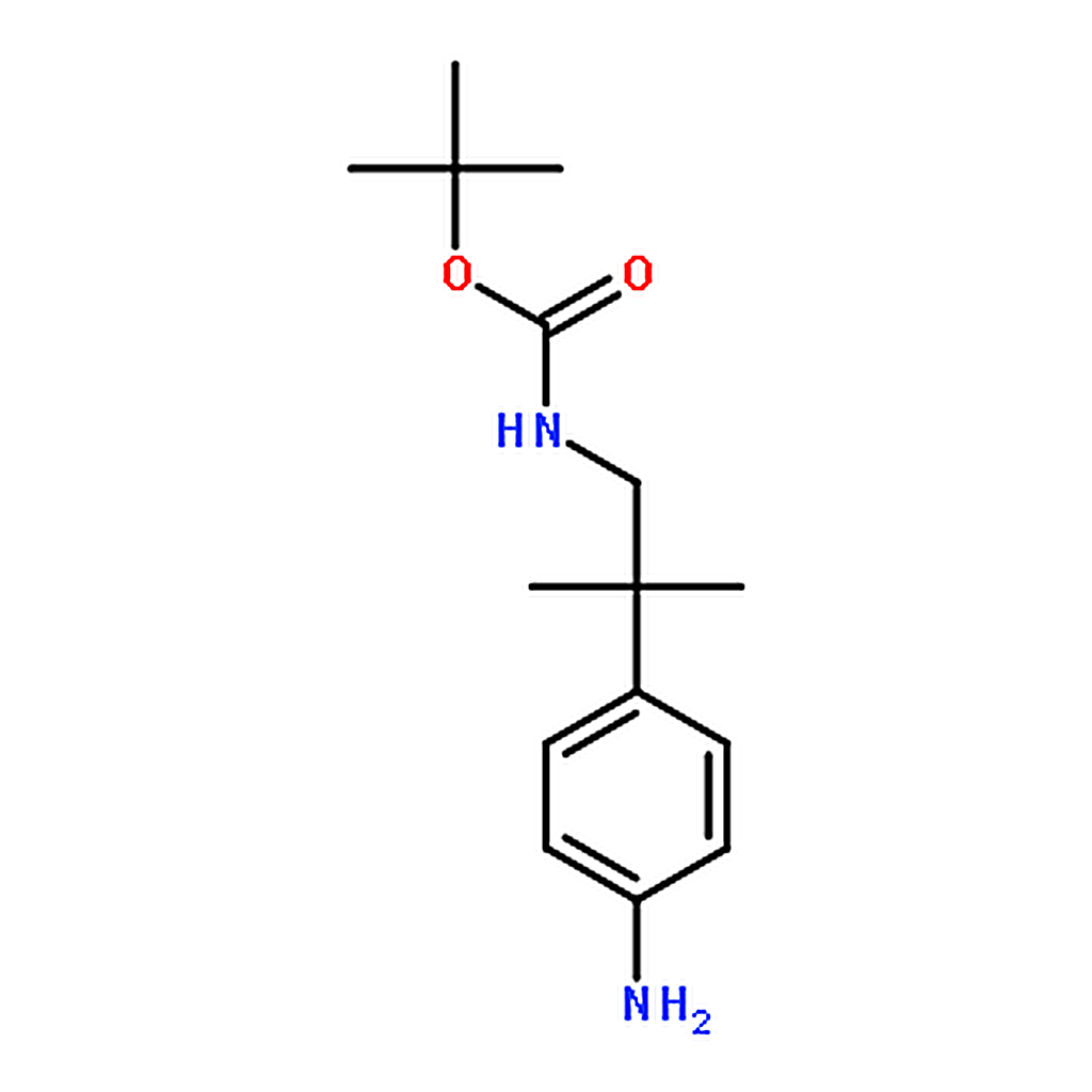 RHAWN tert-Butyl (2-(4-aminophenyl)-2-methylpropyl)carbamate