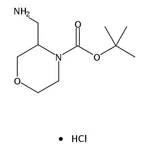 RHAWN tert-Butyl 3-(aminomethyl)morpholine-4-carboxylate hydrochloride