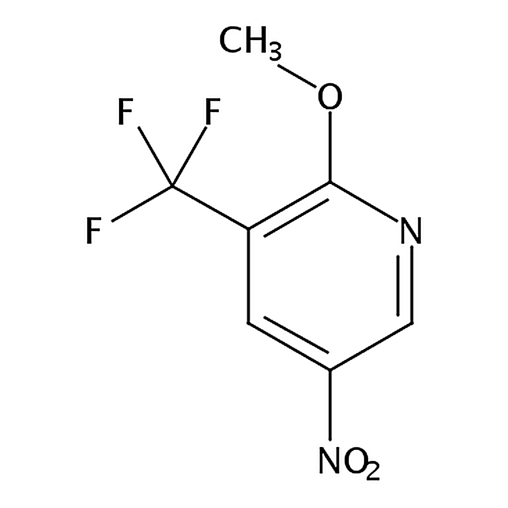 RHAWN 2-Methoxy-5-nitro-3-(trifluoromethyl)pyridine