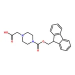 RHAWN 2-(4-(((9H-Fluoren-9-yl)methoxy)carbonyl)piperazin-1-yl)acetic acid