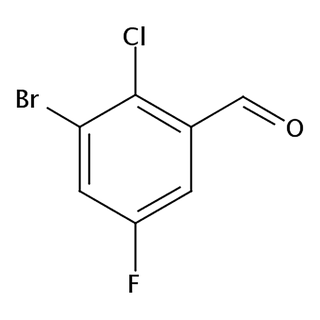 RHAWN 3-Bromo-2-chloro-5-fluorobenzaldehyde