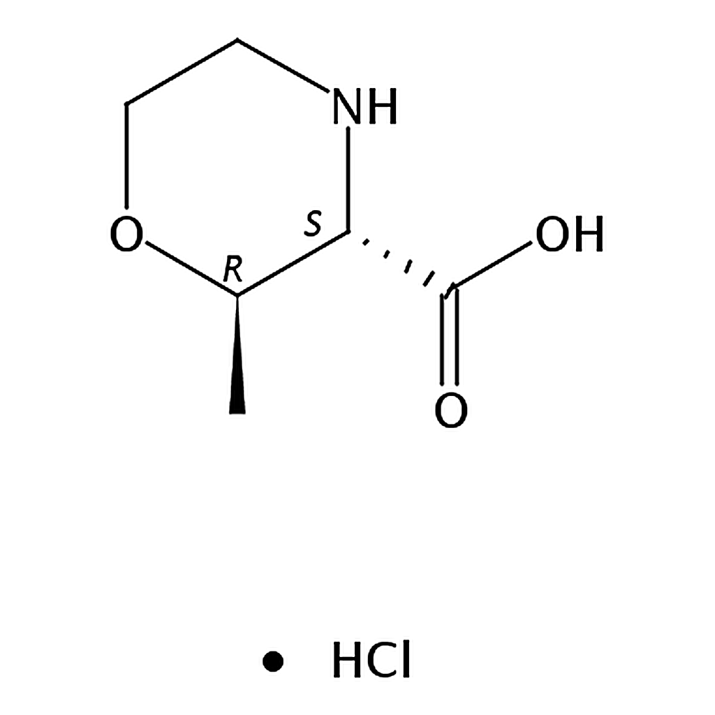 RHAWN trans-2-Methylmorpholine-3-carboxylic acid hydrochloride