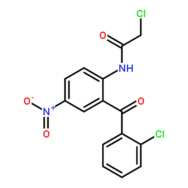 RHAWN 2-Chloro-N-(2-(2-chlorobenzoyl)-4-nitrophenyl)acetamide