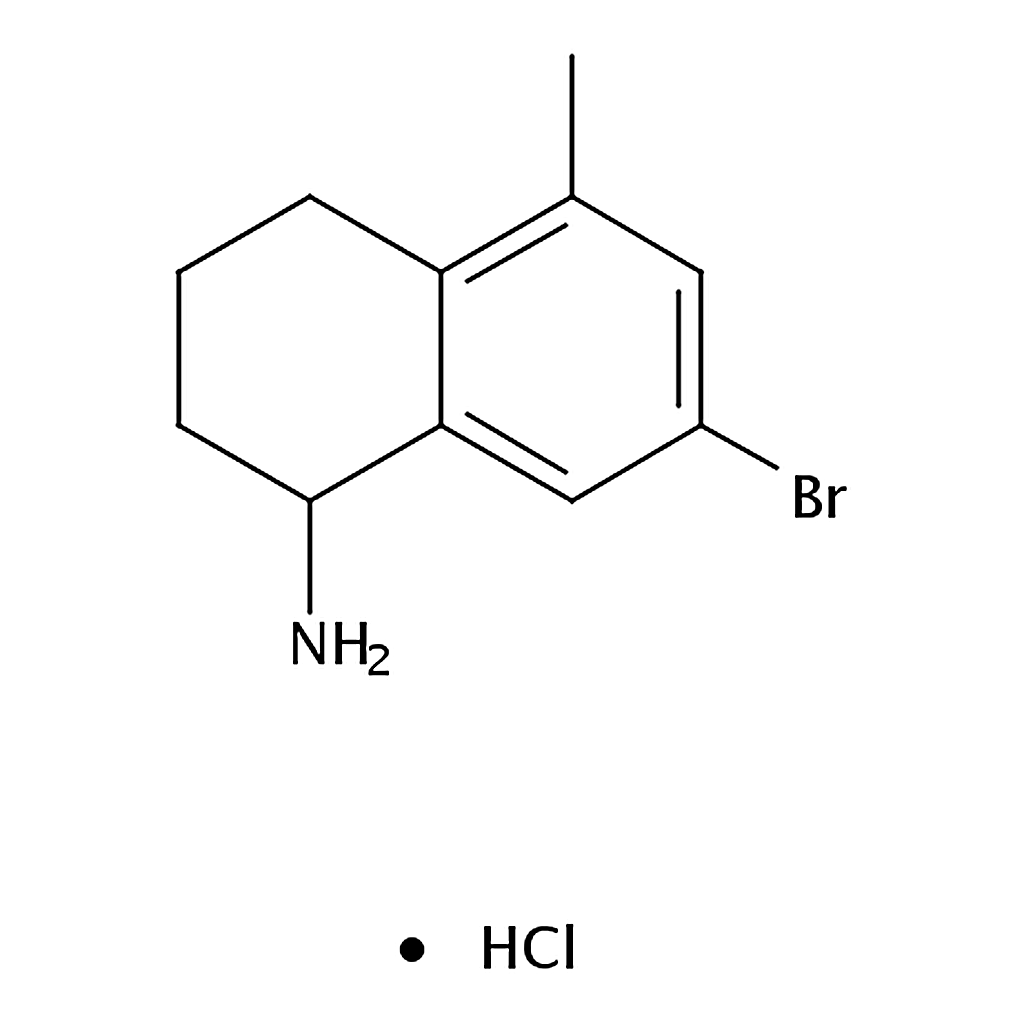RHAWN 7-Bromo-5-methyl-1,2,3,4-tetrahydronaphthalen-1-amine hydrochloride