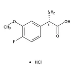 RHAWN (S)-2-Amino-2-(4-fluoro-3-methoxyphenyl)acetic acid hydrochloride