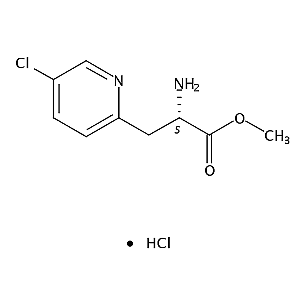 RHAWN (S)-Methyl 2-amino-3-(5-chloropyridin-2-yl)propanoate hydrochloride