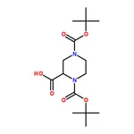 RHAWN 1,4-Di-Boc-piperazine-2-carboxylic acid